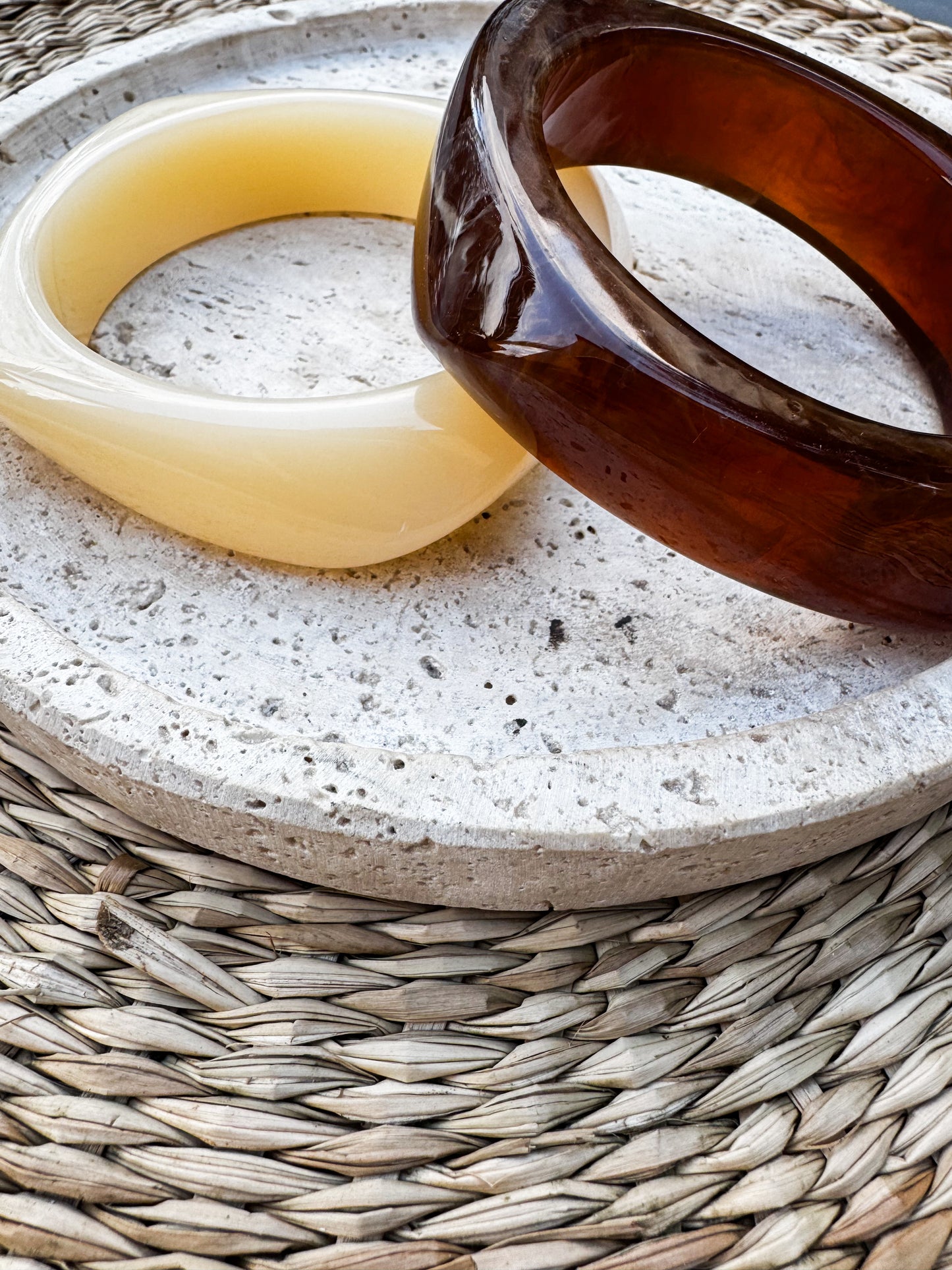 Bracelet en Résine - Éclats Solaires