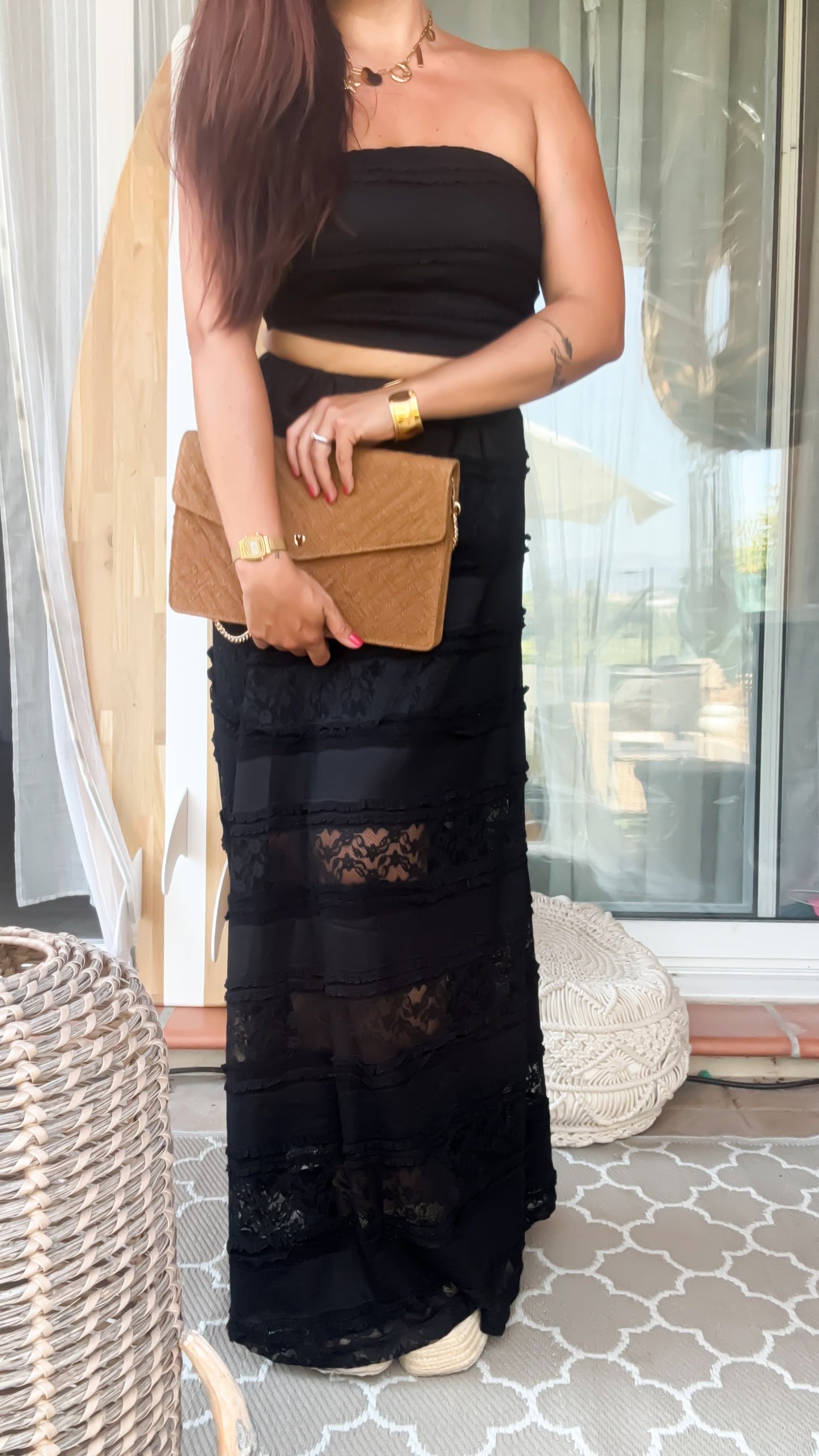Ensemble en Dentelle Noir - Midnight Pearl