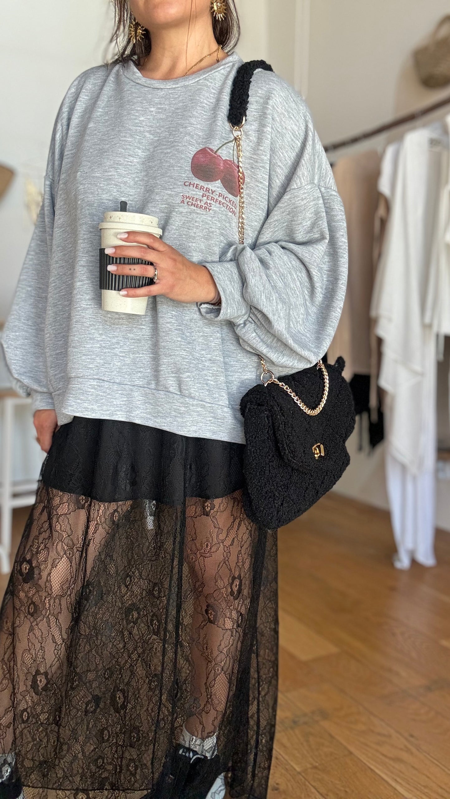 Sac Cosy Puff - Noir
