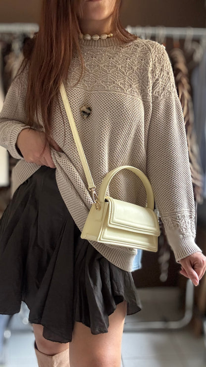 Mini Sac Jaune Beurre