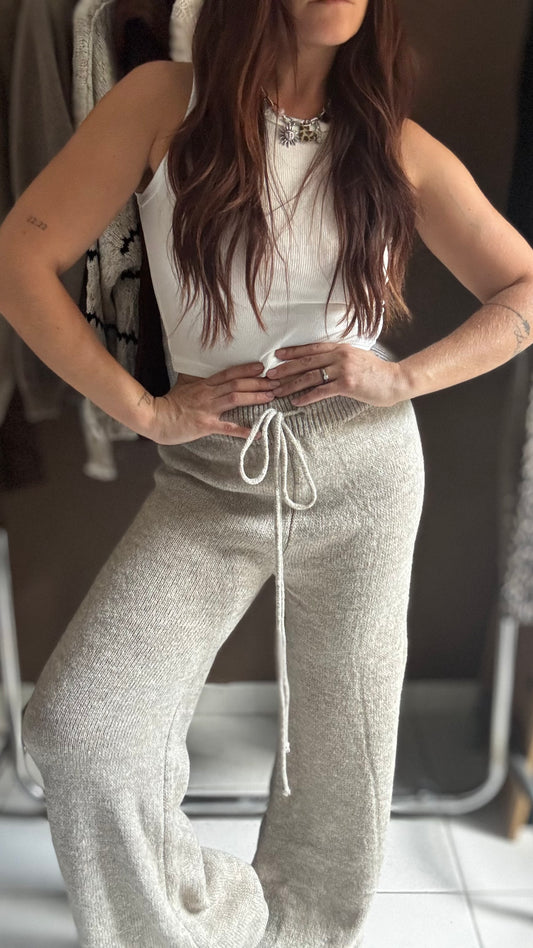Pantalon en maille Comfy - Beige