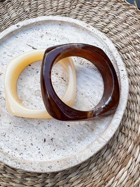 Bracelet en Résine - Éclats Solaires