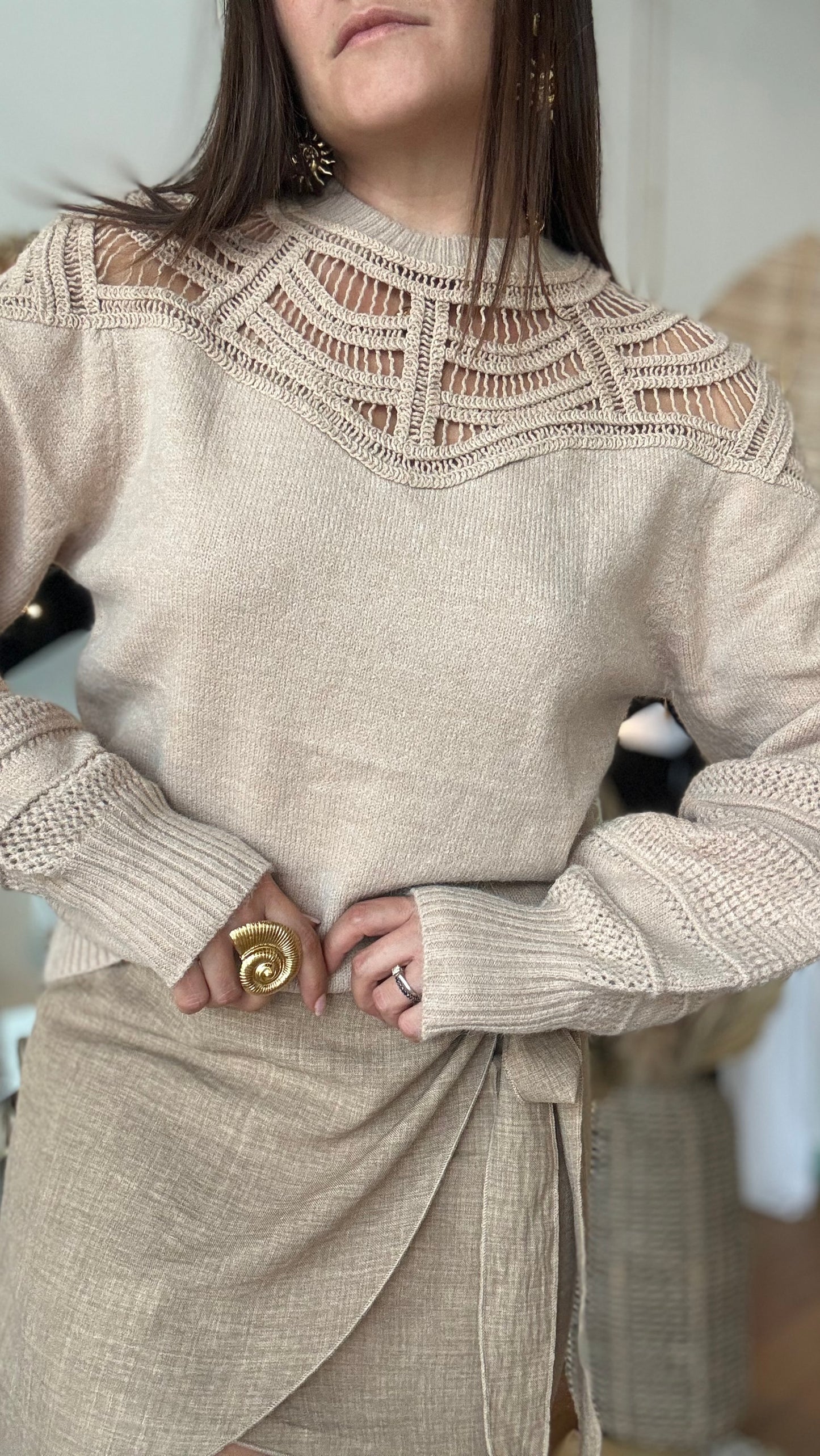 Pull Stockholm - Beige