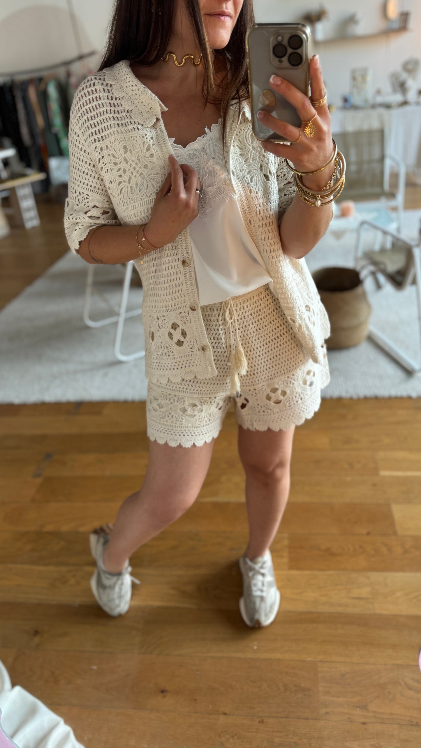 Gilet en crochet Kuta