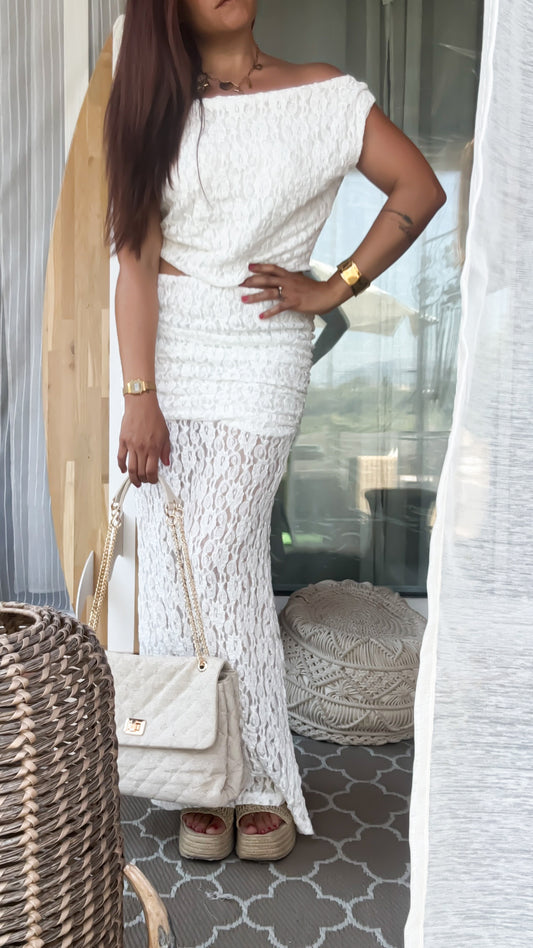 Ensemble en Dentelle Beige - Sandlight Whisper