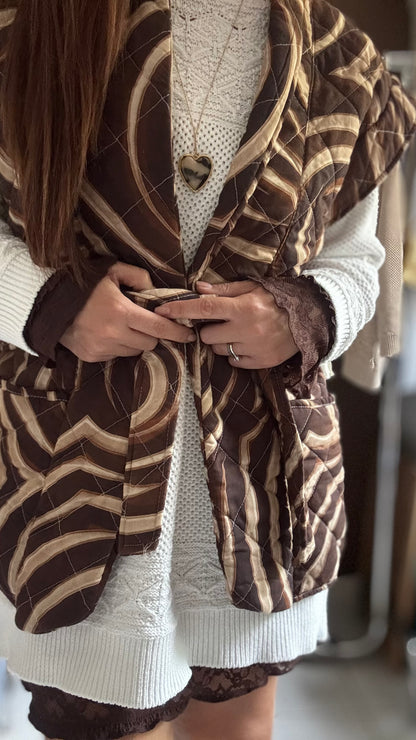 Veste sans manches matelassée