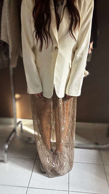Jupe Dentelle - Beige