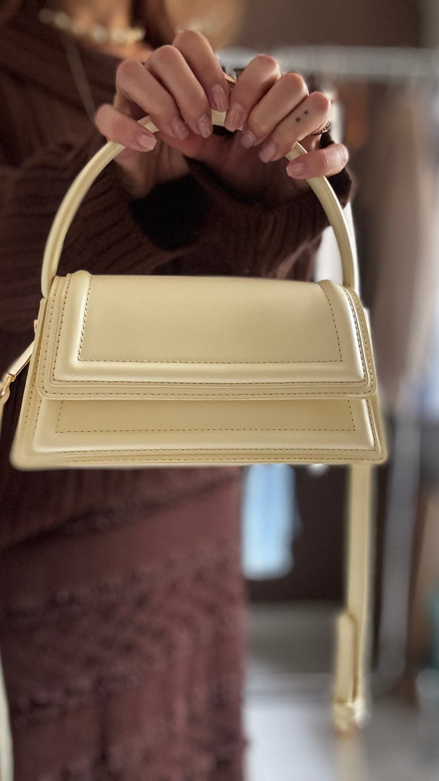 Mini Sac Jaune Beurre