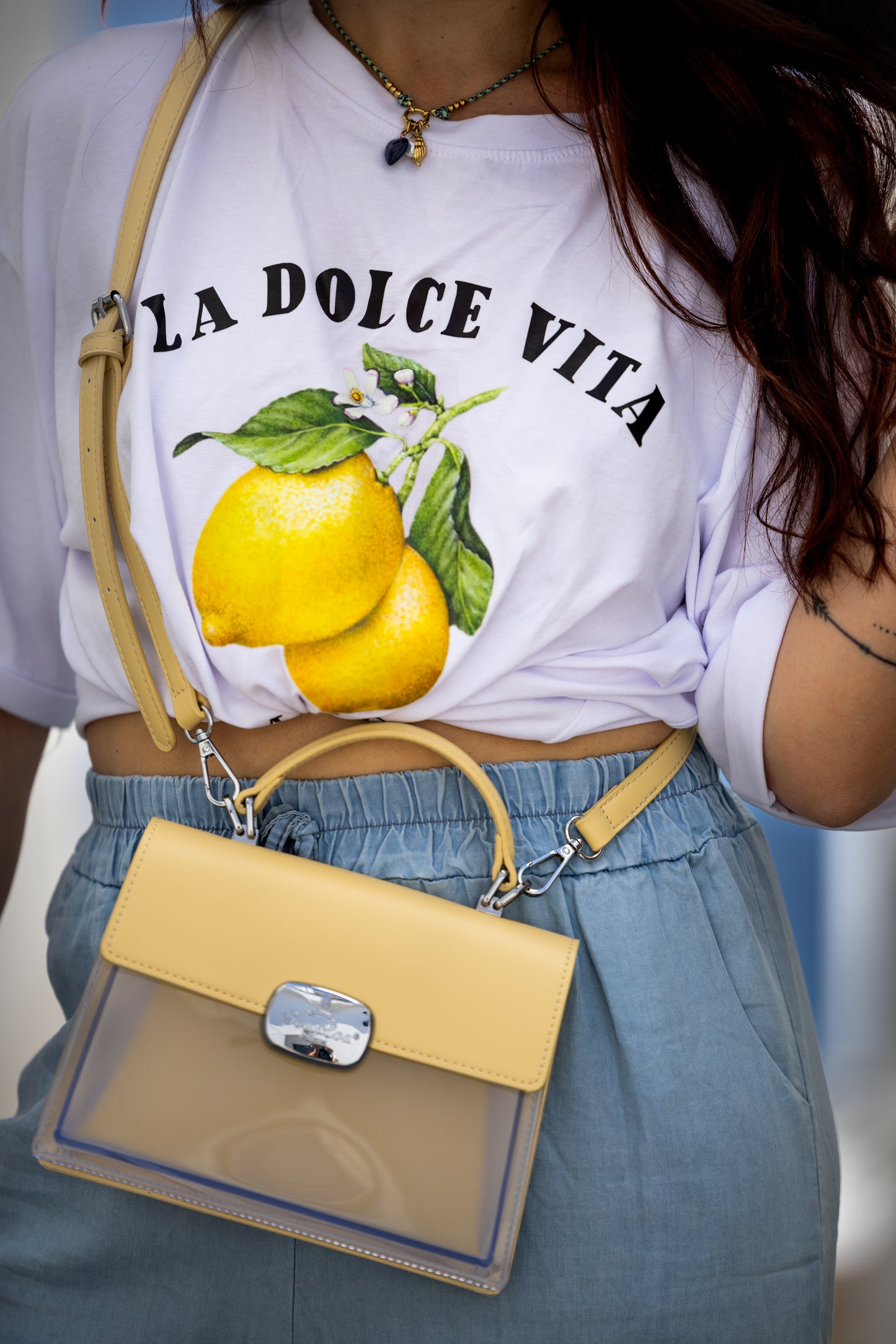Sac Transparent "Sara Perché Ti Amo"