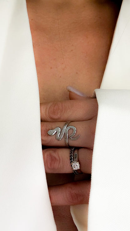 Bague Renaissance - Serpent symbolique