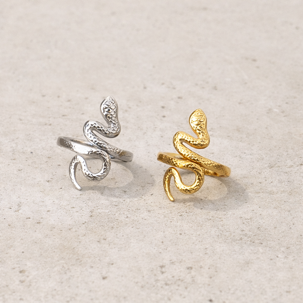 Bague Renaissance - Serpent symbolique