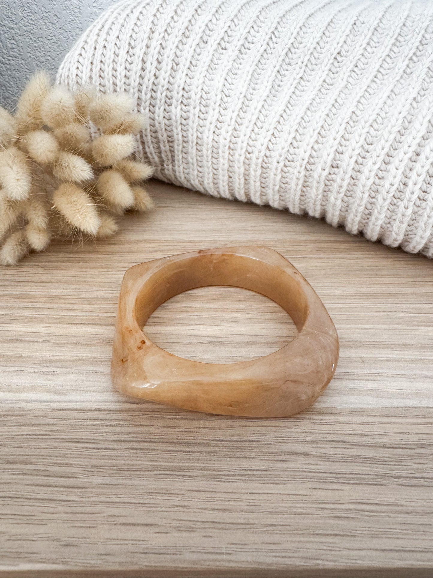 Bracelet en résine - Beige