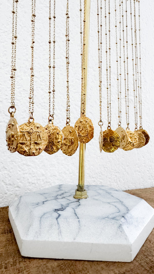 Collection Aura - Colliers Signes Astrologiques Dorés