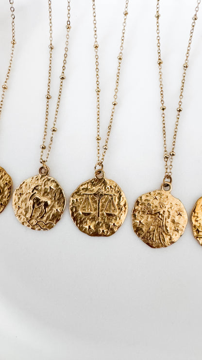 Collection Aura - Colliers Signes Astrologiques Dorés
